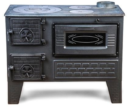 Отопительно-варочная печь МастерПечь ПВ-04 с духовым шкафом, 7,5 кВт в Наро-Фоминске