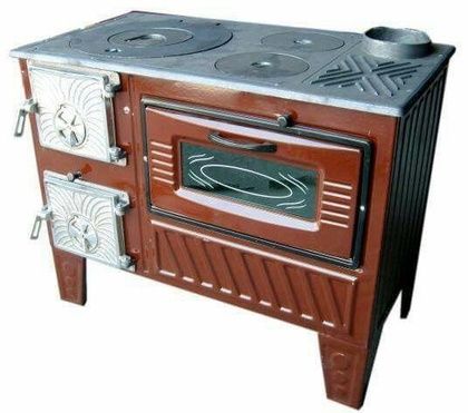 Отопительно-варочная печь МастерПечь ПВ-03 с духовым шкафом, 7.5 кВт в Наро-Фоминске