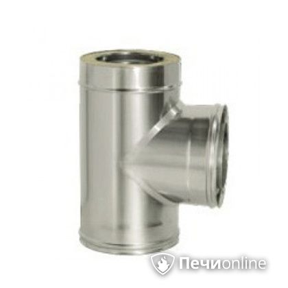 Дымоход Дымок Тройник 90° с изоляцией 0.5 мм. ТRFR90 150/230 в Наро-Фоминске