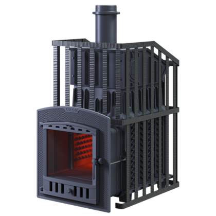 Дровяная печь-каменка Гефест Гром Ураган 30 (П2) в Наро-Фоминске