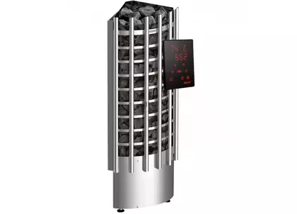 Электрокаменка для сауны Harvia Glow Corner TRC70XE c цифровой панелью управления в Наро-Фоминске