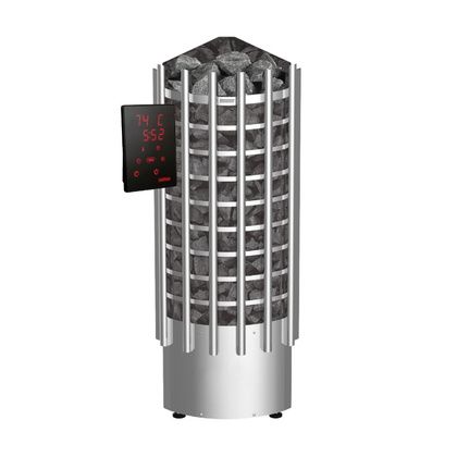 Электрокаменка для сауны Harvia Glow Corner TRC90XE c цифровой панелью управления в Наро-Фоминске
