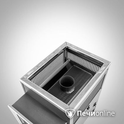 Дровяная банная печь Радуга ПБ-21 (встроенный теплообменник) 6 мм прочистная дверца в Наро-Фоминске