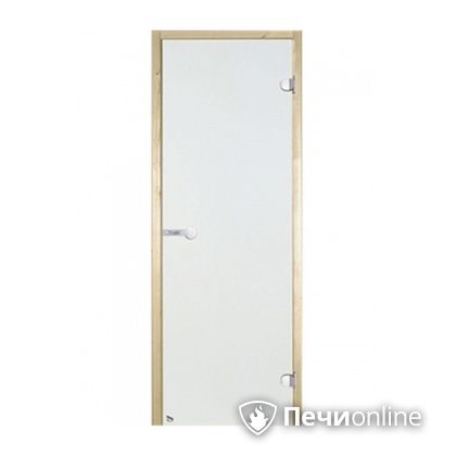 Дверь для бани Harvia Стеклянная дверь для сауны 7/19 коробка сосна сатин D71905М в Наро-Фоминске